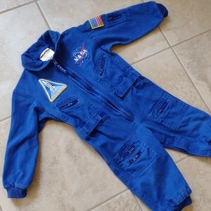 NASA Toddler Royal Blue Astronaut Suit Size 18M